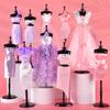 Plastic Doll Dress Stand Perfect Dolls Display Stand Display Holder Doll Dress Rack for Doll Dresses and Wedding Gowns