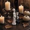 Halloween Skelett Braut und Harzfigur für Haus Tischplatte Foyer Garten Dekoration