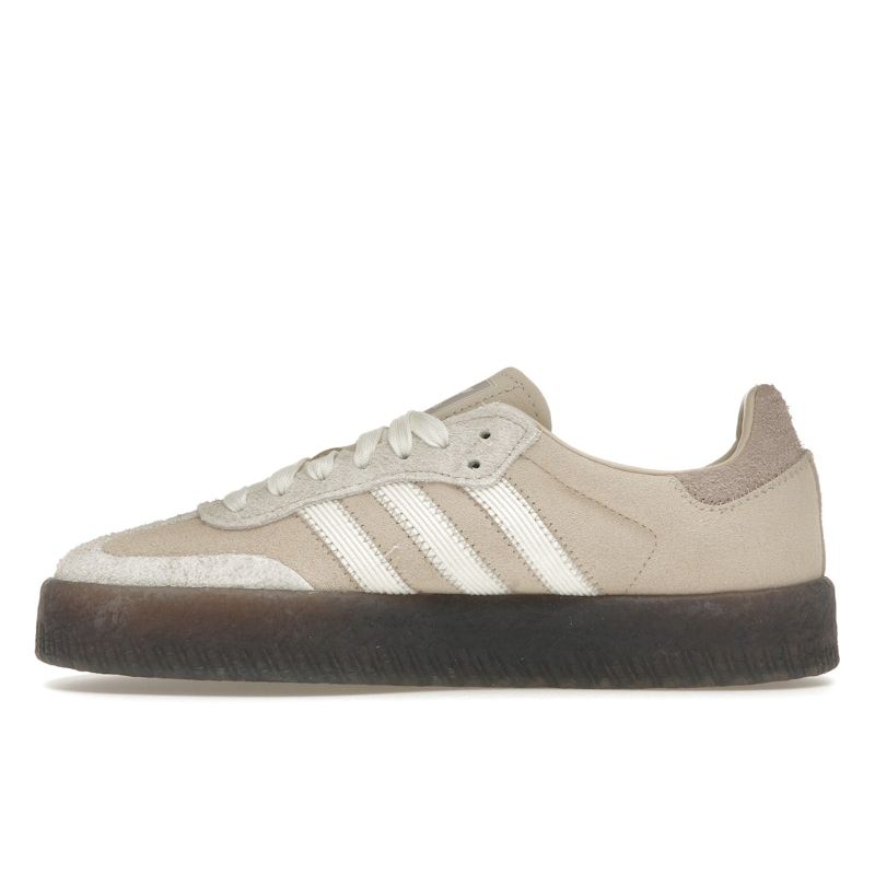 Adidas Sneakers de damă Sambae din in, culoare gumă, crem, alb murdar, gri JI3882