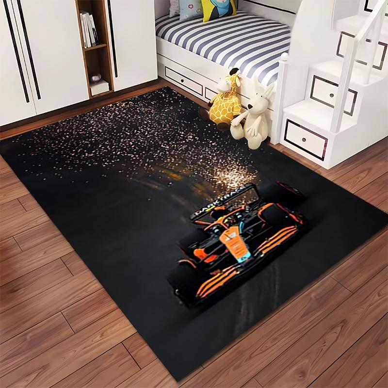 Trendy Cute Cartoon Kids Characters Area Rug, Non-Slip Washable Throw Carpet for Living Room Bedroom Entryway Home - Art Decor