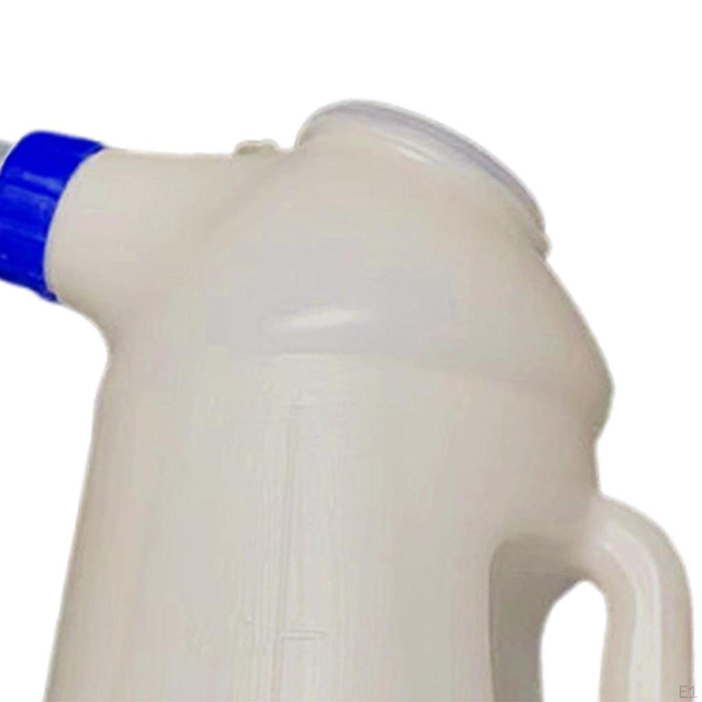 Oil Measuring Jug with Long Spout 5L Handle Leakproof Container Scale Automotive