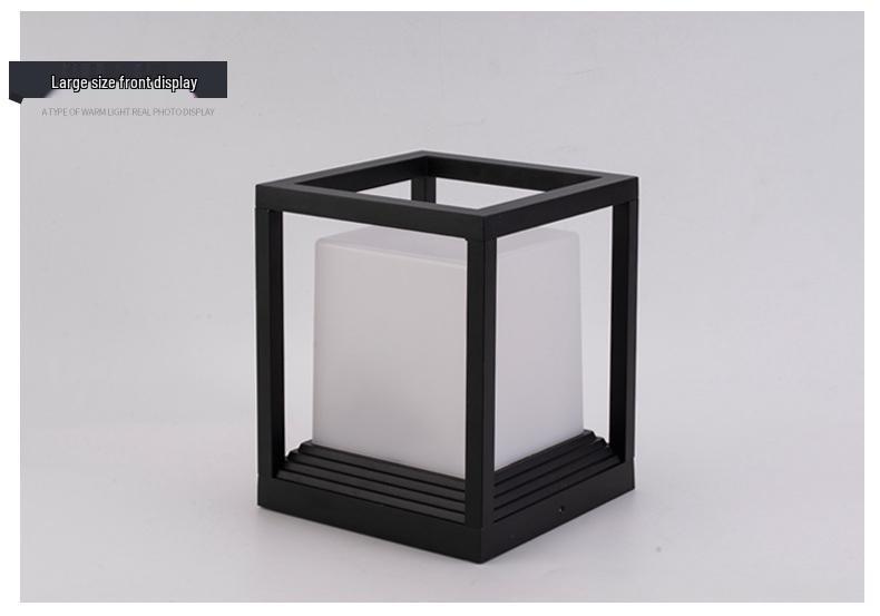Waterproof Solar Outdoor Lamp - Gate Post & Courtyard Light