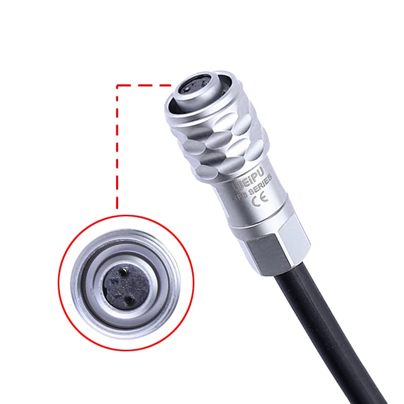 BMPCC To 4K Power Cable for Blackmagic Pocket Cinema Camera 4K with Gold Mount and Length D-Tap V-Mount, 18" - 59"