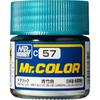 GSI Creos Mr. Color Blue Bamboo Metallic 10ml Model Paint C57 Blue