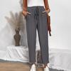 2026 Spring/Summer Women's Striped Elastic Waist Casual Pants