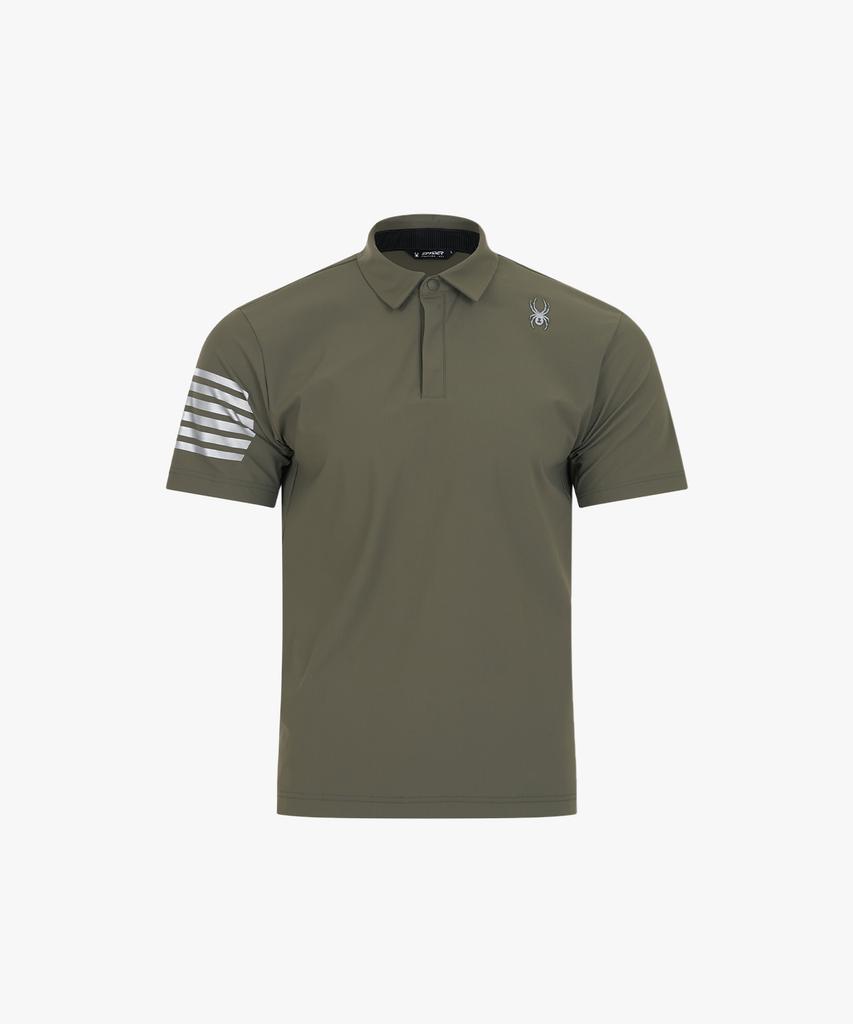 SPYDER Men'S Proweb Cool Tricot Collared Short Sleeve T-Shirt Splmcnts201Mkha