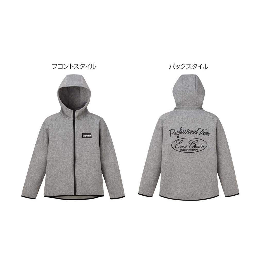 Evergreen Leicht Warm Durchgehender Reißverschluss Schwarz E.G.. Kapuzenpullover, XL,