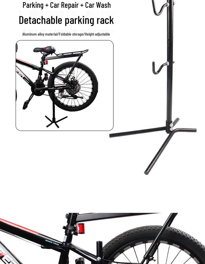 Tree-Shaped Vertical Bicycle Repair Stand