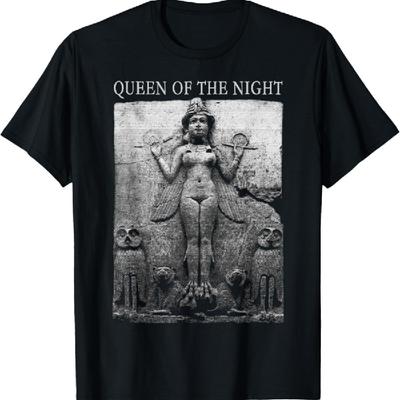 Lilith Inanna Královna noci Ištar Ereškigal Sumerské tričko