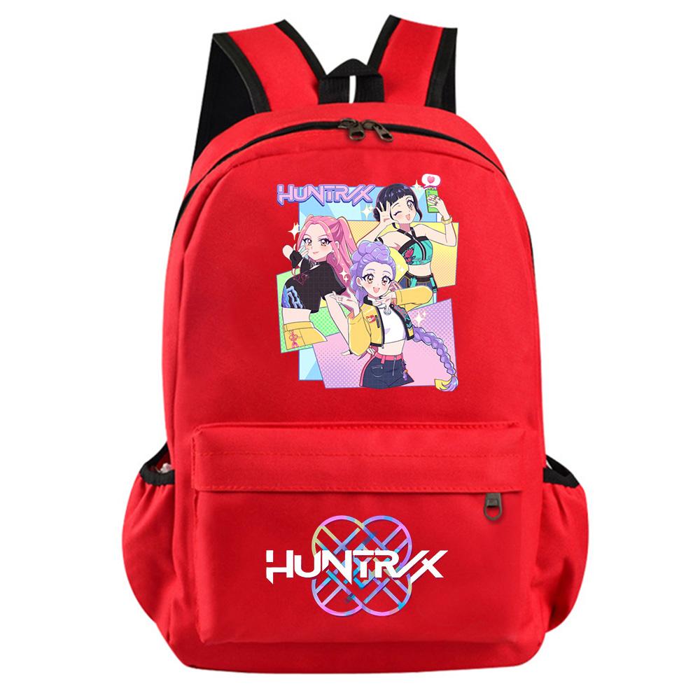 Anime Cartoon Kpop Demon Hunters Printed Backpack for Teenager Student Girl Boy Bookbag Schoolbag Women Large Capacity Travel Bag Kid Gift Rucksak