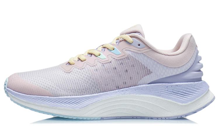 Li Ning YueYing Cushioning Low top Running Shoes Women s Pink Purple ARHR128-5 35.5
