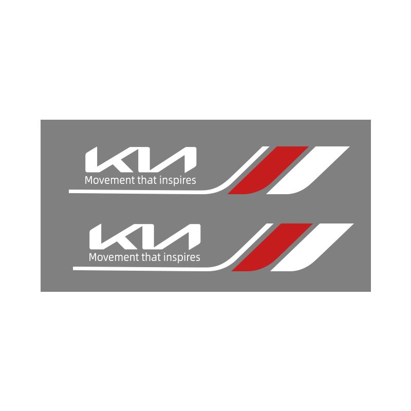 AAOI1 2 Pezzi Emblema Cristallo Auto Decalcomanie Decorazione Auto Adesivi Tergicristallo per KIA Soul Sorento K2 K5 Picanto Optima Sportage Cerato