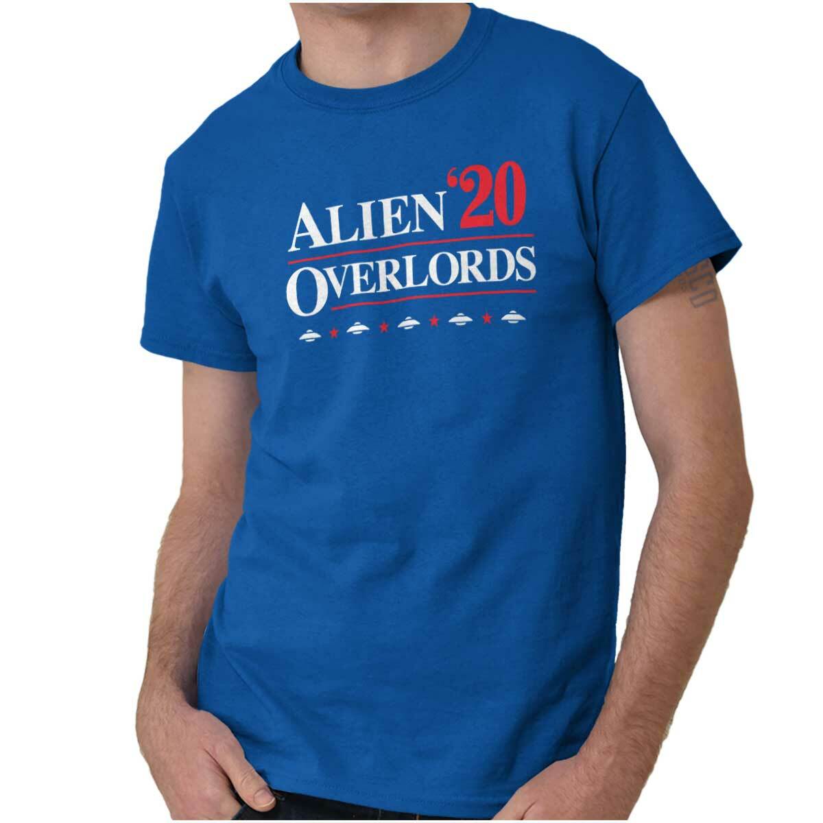 Funny Political Election Alien Overlords Womens or Mens Crewneck T Shirt Tee S