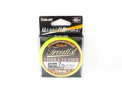 Sunline Bas de ligne en fluorocarbone Troutist Visible Leader HG 34 m 7 lb (5247)