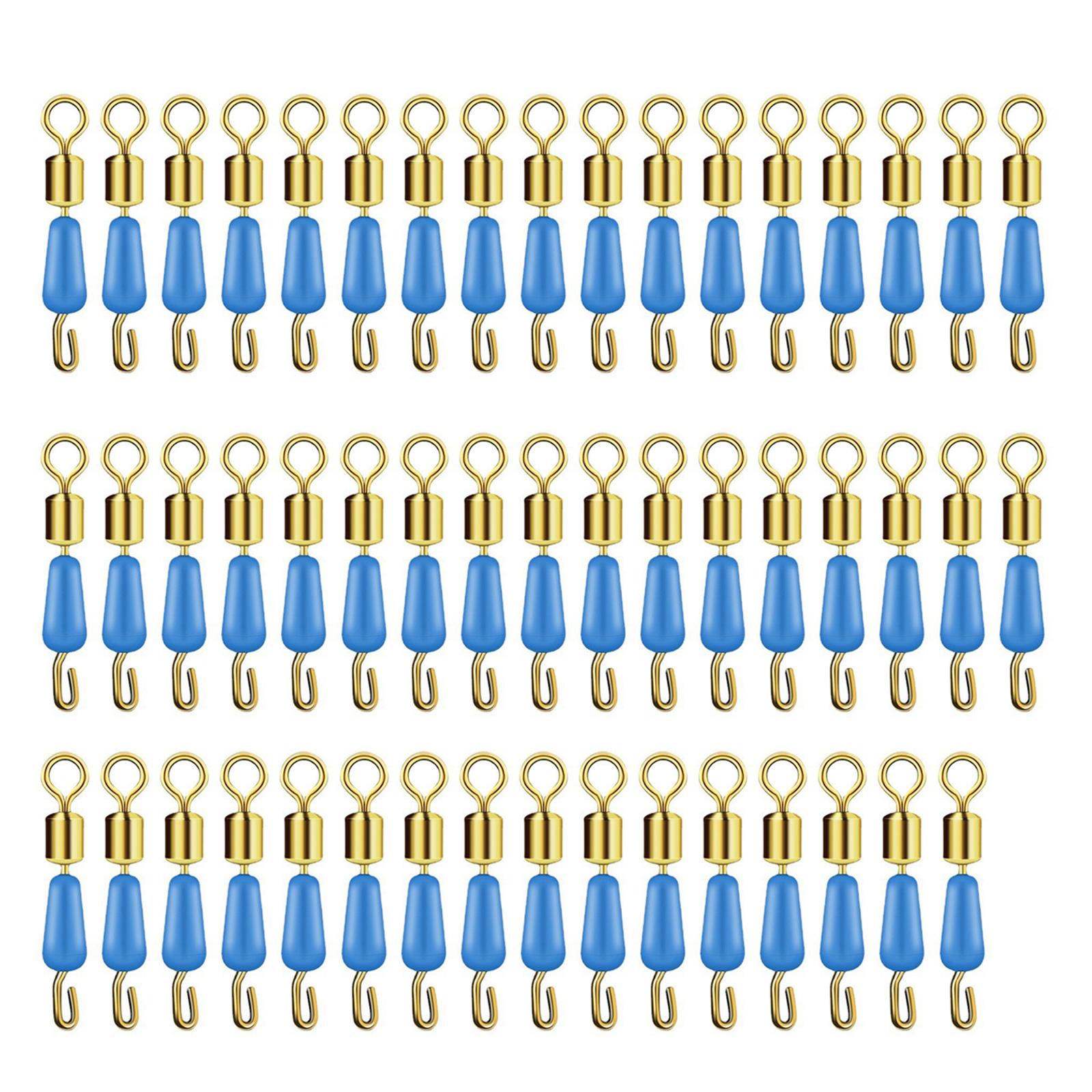 

Рыболовные вертлюжки и застежки-вертлюжки высокой прочности Сверхмощный вертлюг с шарикоподшипником и сварными кольцами для морской рыбалки L золотой