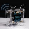 WiFi Clock Module OLED Splay Y Time Date Temperature Humidity Weather Forecast Indicator DC5V Clock