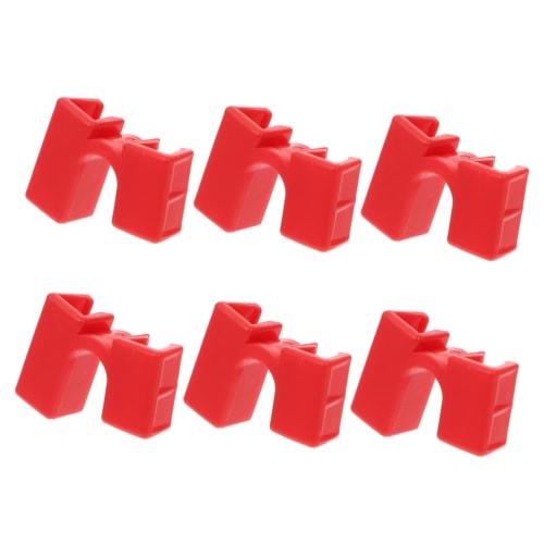 

FUNOMOCYA 6-Piece Reusable Chopstick Clips, Dishwasher Safe, Chopstick Training Aid for Adults and Kids