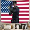Leon Kennedy USA Flag Wall Hanging Tapestry Poster Banners Durable Polyester For Room College Dorm Bedroom Living Room Decor