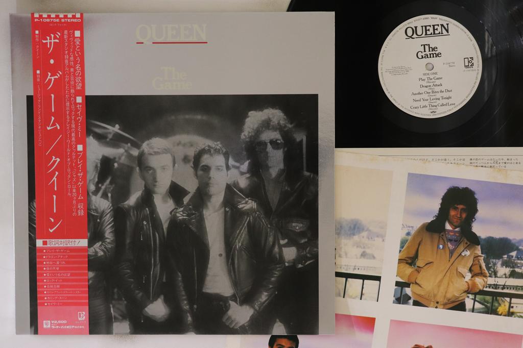 LP Record QUEEN - Game P10875E ELEKTRA 1980 Japan Obi Rock Used