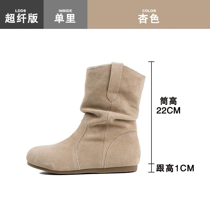 

Blue Cabinet Edition~ Inner Height Increasing Retro Short Boots Women s 2025 Autumn and Winter Western Martin Boots Round Head Short Boken Stacking 40 хаки