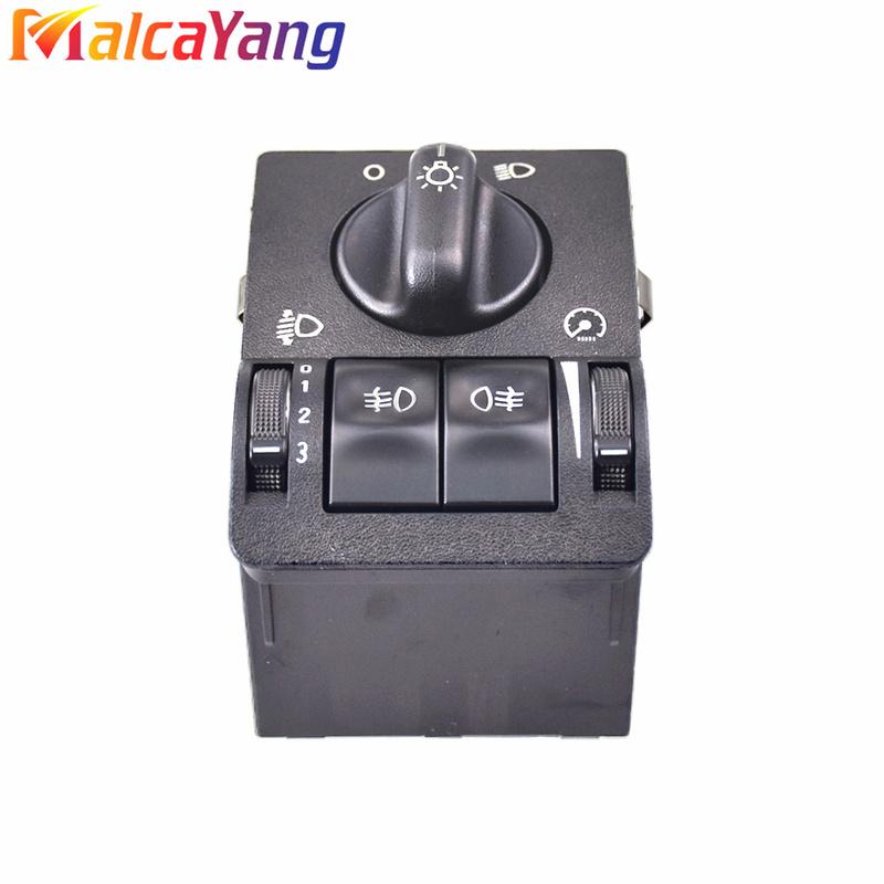 For Vauxhall Opel Astra G Zafira A Vectra B 1995-2003 Car Headlight Head Fog Lamp Light Control Switch 90437440