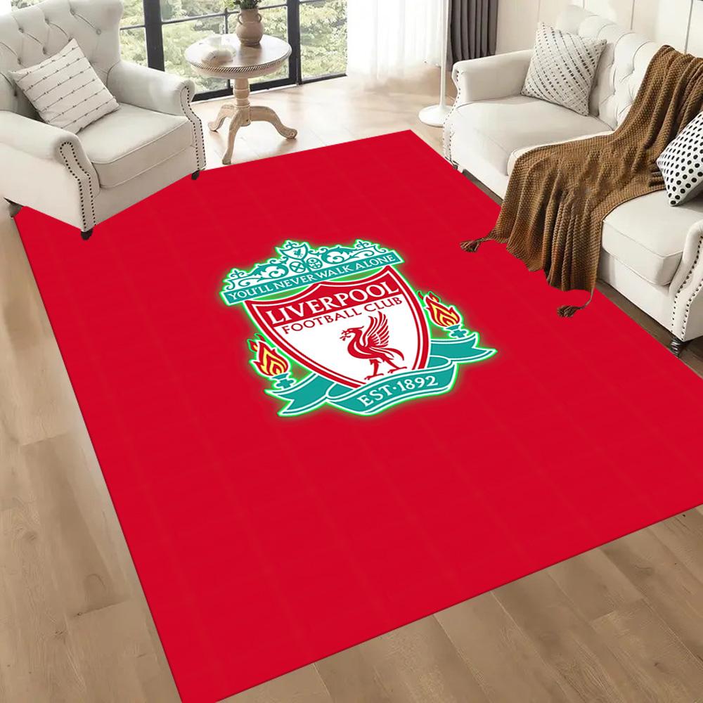 Liverpool Football Club Area Rug Suitable For Study Room Bedrooms Hallway Kitchen Antislip Carpet Anime Office Decor Wedding Party Gift