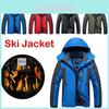Herren Bergjacken Winddichte Winterjacke Mit Kapuze Warm Wanderjacke Arbeits