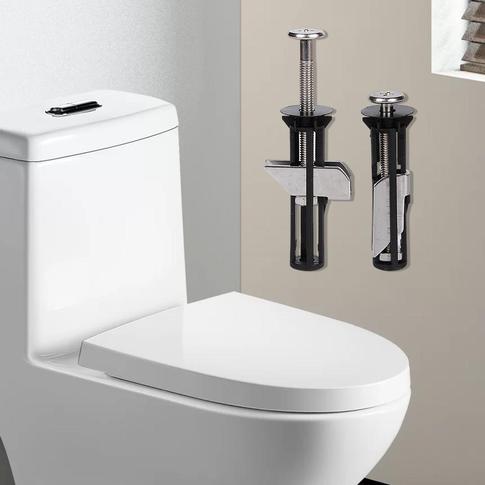 Heavy Duty Toilet Seat Fastener Bolt Kit Toilet Seat Screws Toilet Seat Hinge Bolt Screws for Easy Installation and Maintenance