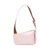 Alexander McQueen T-Bar Sling Adjustable Shoulder Strap Zipper Closure Calfskin Shoulder Bag Coin Purse Women shoulder bag Pink 813535-1AAWU-1063