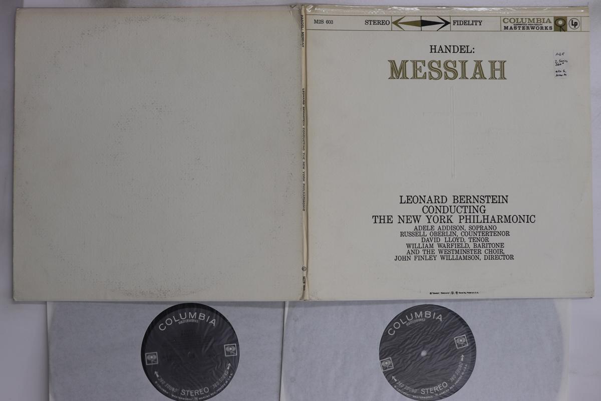 

LP Пластинка ЛЕОНАРД БЕРНСТАЙН, НЬЮ-ЙОРКСКИЙ ФИЛАРМОНИЧЕСКИЙ ОРКЕСТР - Гендель Мессия M2S603 COLUMBIA MASTER 1958 США Классика Б/У