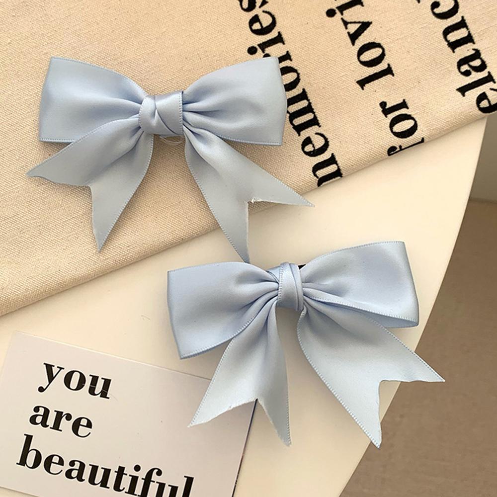 2PCS Satin Bow Hair Clip