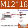 304 Stainless Steel Hexagon Socket Head Cap Screw M10-M16