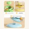 Turntable Funny Cat Toy with Dispenser Silent Smooth Built-in Food Track Anti-slip Base Cat Exercise Toy