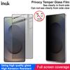 For Samsung Galaxy S26 Ultra Plus 5G Glass IMAK 3D Curved Privacy Tempered Glass Full Screen Coverage Film