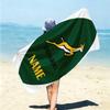 Personalized Springboks Rugby Team Beach Towel Microfiber Beach Towel Thin Absorbent for Beach Swimming Yoga Bath Sports. 0910177