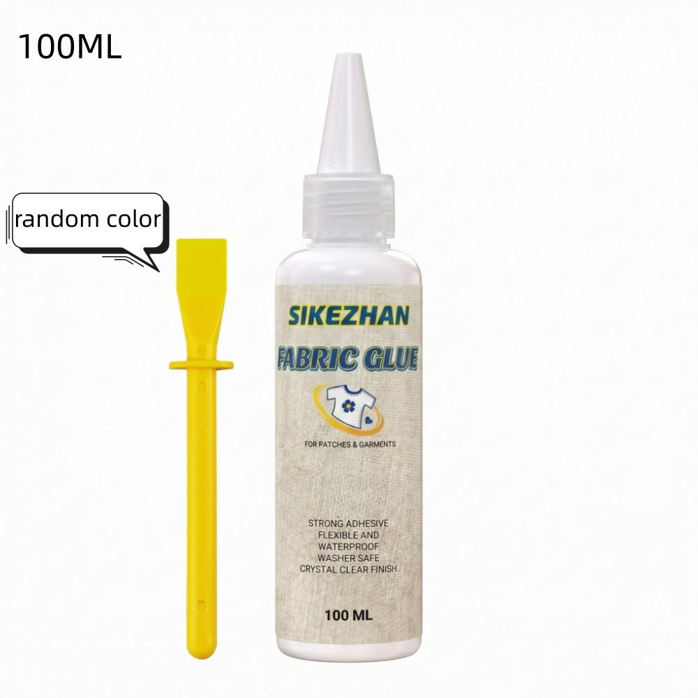 Washable Fabric Glue Liquid Stitch Permanent Textile Adhesive For Clothing Denim Leather Patch Repair Flexible Sew Kit