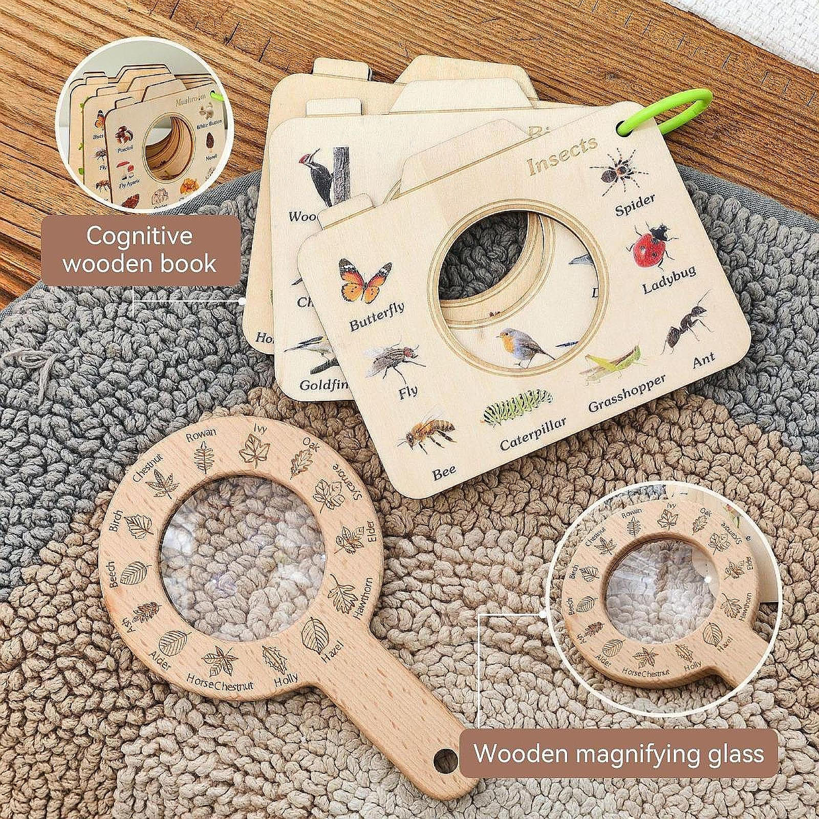 

Детская деревянная обучающая игрушка, развивающая, легкая, образовательная, прочная, подарочная, практичная, портативная с Round