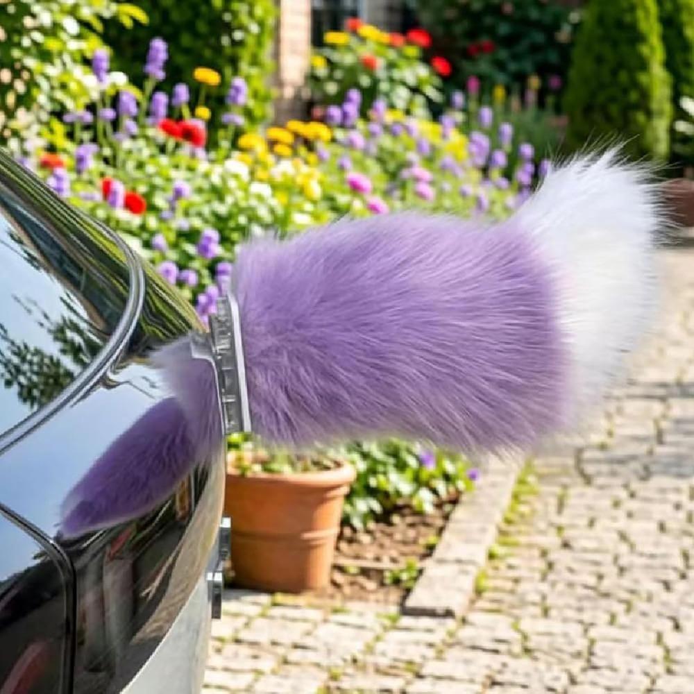Fluffy Remote Control Electric Bicycle Tail Realistic Rechargeable Car Wagging Moving Tail Self-adhesive Versatile