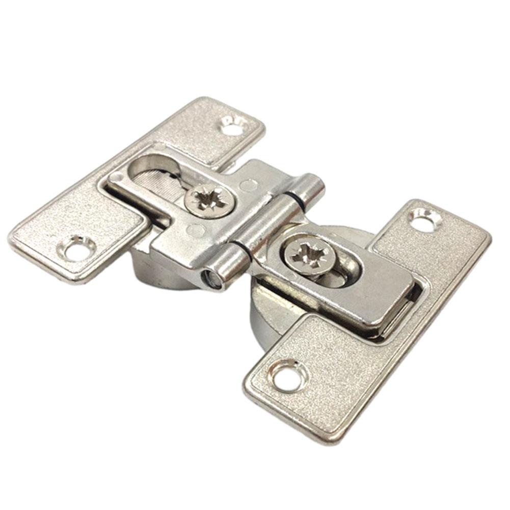Silver Folding Door Hinge Zinc Alloy 66*52*21mm Hinges
