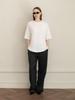 GLOWNY G Cozy Box Tee (Ivory)
