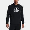 Under Armour Curry Series Solid Print Pullover Sport Hoodie Men Tops Black 1370276-001