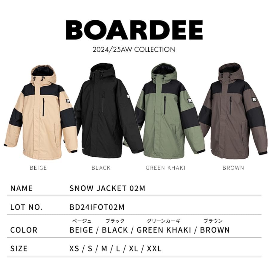 BOARDEE Snowboard Jacket Men's (BD24IFOT02M)