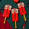 Red Envelope Fan Foldable Design Double Function Gift New Traditional Portable Holder Chinese Celebration Blessing Money Ye K3P9