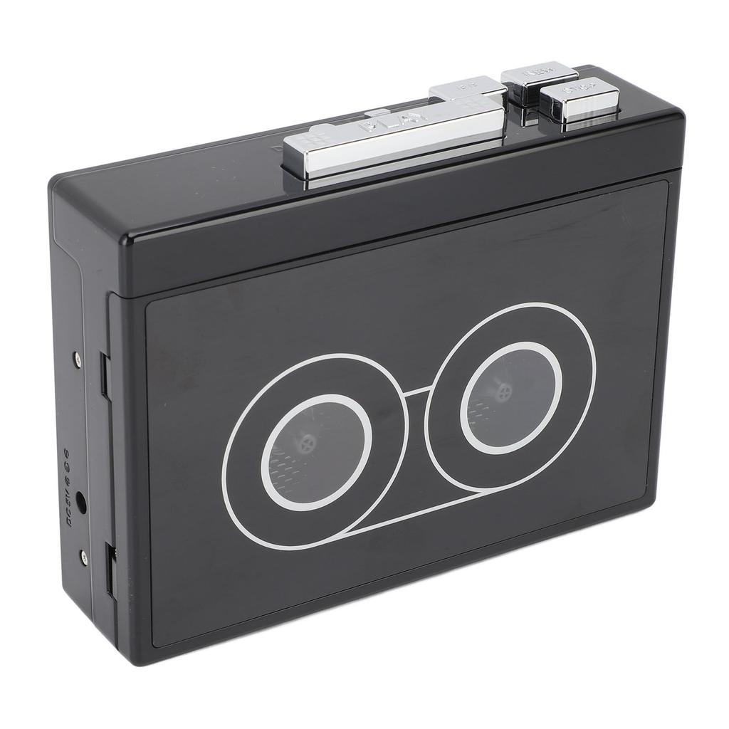DC5V Stereo Cassette Player with Earphones Bluetooth 5.0 Vintage Auto Reverse USB Cassette To MP3