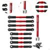 8 Pieces RC Toe Links Pull Rod Accessories Aluminum Alloy Steering Link Push Hops up for