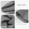 Knitted hat women's autumn and winter fashion versatile ear protection big head circumference cold hat men's solid color warm bag head wool hat
