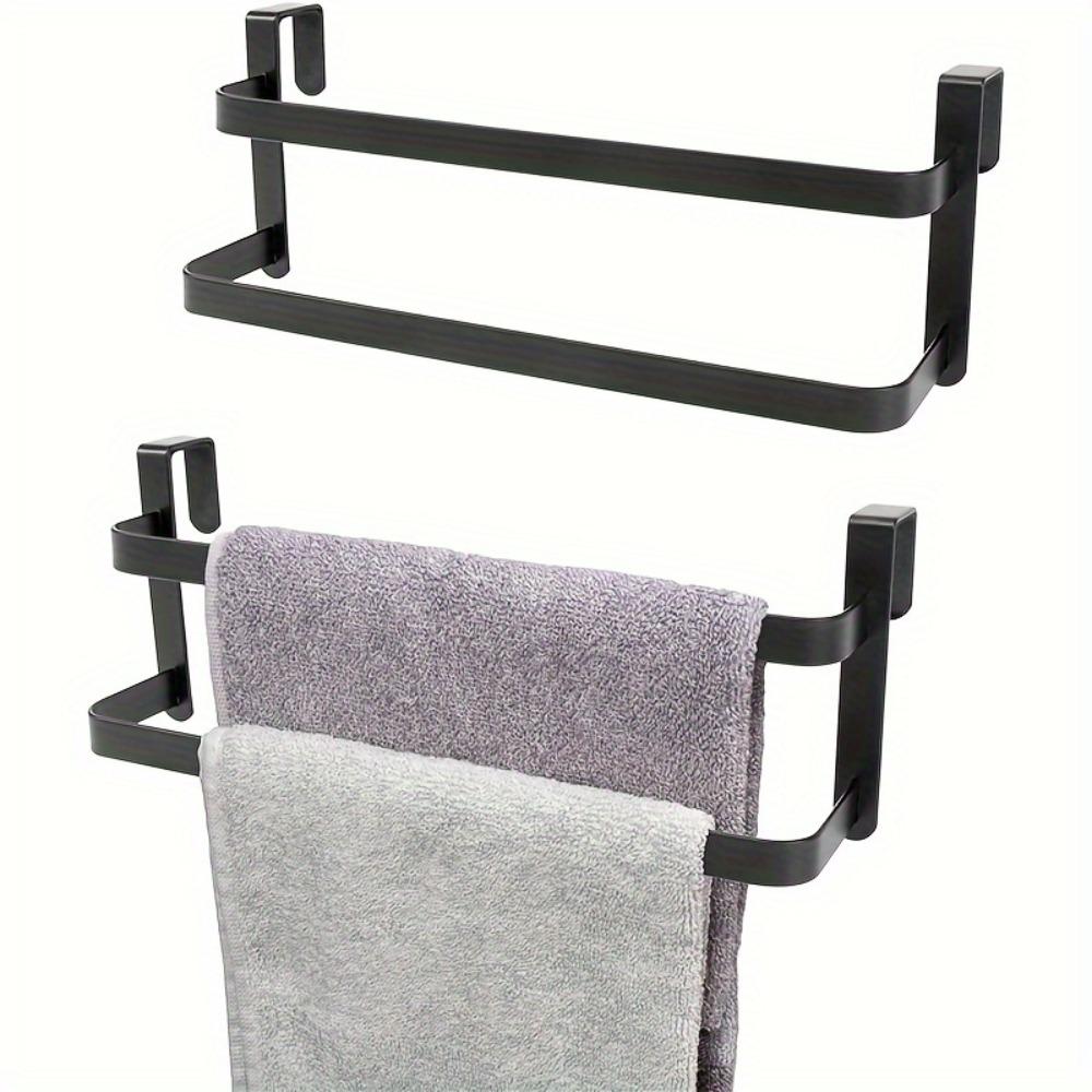 Rust-resistant Cabinet Door Towel Rack Hanging Towel Bar Durable Kitchen Towel Holder Bathroom