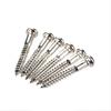 12pcs Stainless Steel Notched Guitar String Lock Screws for Precise Tuning and Enhances Durability