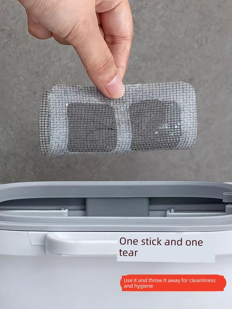 Bathroom Disposable Insect-Proof Floor Drain Sheet Sewer Self-Adhesive Hair Hair Stopping Net Kitchen Bathroom Hair Strainer