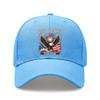 [250 Years Baseball Cap] Unisex Adjustable Polyester Printed Eagle Vintage Style Baseball Hat For Patriotic Holiday & Daily Wear